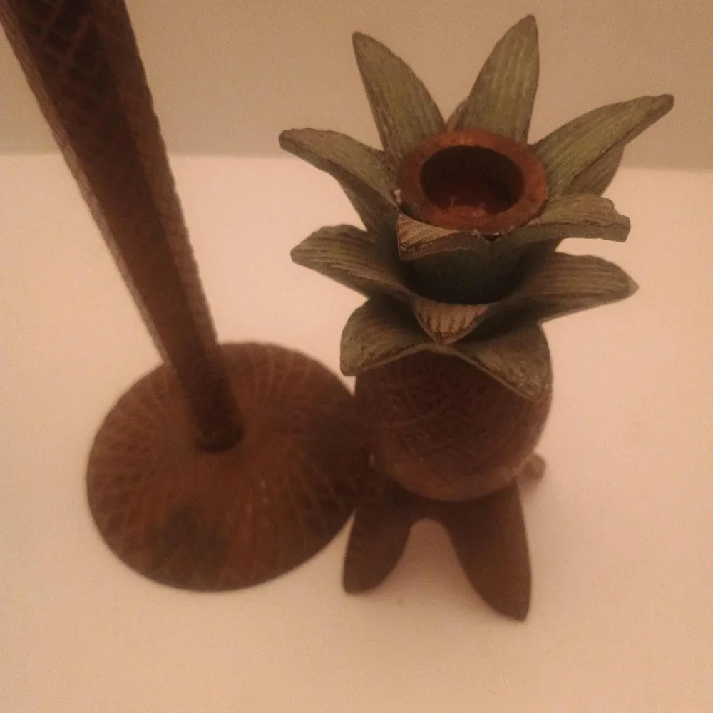 Pineapple candle holders